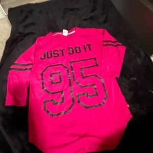 Pretty pink Jersey shirt